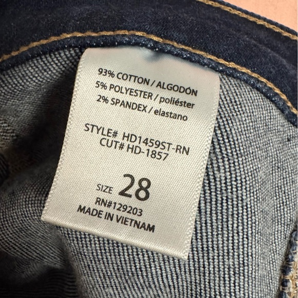 HIDDEN Dark wash cargo jeans - women’s 28 - Picture 5 of 9
